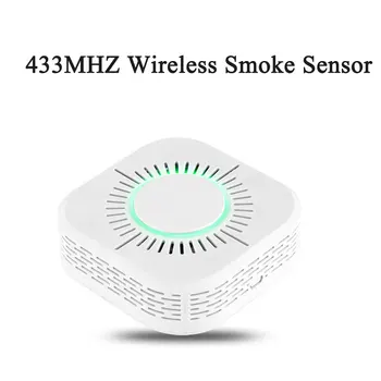 NOUL Wireless 433MHz Detector de Fum de Alarmă de Securitate de Protecție Senzor Inteligent pentru Acasă de Automatizare Funcționează cu 433 RF Pod