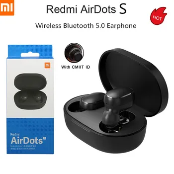 6 buc/lot Original Xiaomi Redmi Airdots S TWS Bluetooth 5.0 Casti Bass Stereo cu Microfon Hands-Free Control AI