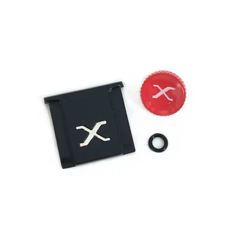 Metal Hot Shoe Adapter + Concavă Butonul de Declansare Kit pentru Fujiflm Fuji X-PRO3 X-PRO2 XT4 XT3 XT2 X-T30 XT20 X E3 X A5 X-A7 Talpa