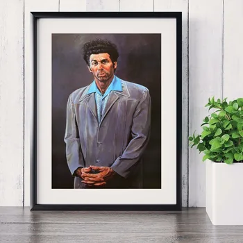 Seinfeld Kramer Portret Opera De Arta De Perete De Arta Canvas Tablou Poster Pentru Decor Acasă Postere Si Printuri Neînrămate Imagini Decorative