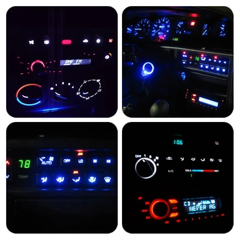 WLJH 10x Neo Pană de Lumină Led-uri AC de Încălzire de Control Bec pentru Toyota Corolla 2009-2013;pentru Matricea 2009-;pentru RAV4 2006-2012