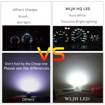 WLJH 10x Neo Pană de Lumină Led-uri AC de Încălzire de Control Bec pentru Toyota Corolla 2009-2013;pentru Matricea 2009-;pentru RAV4 2006-2012