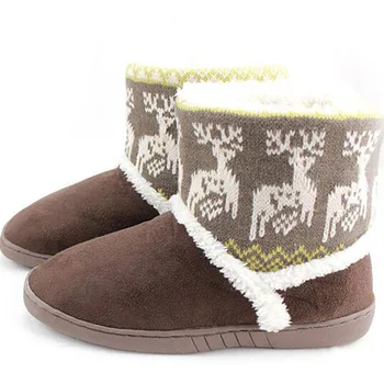 Noi Cerb Zăpadă Botine pentru Femei Pantofi pentru Femeie Îngroșa Iarna de la Jumătatea vițel Elan Cald Doamnelor Cuplu PlushShort Glezna Cizme de Blană, Pantofi Botas