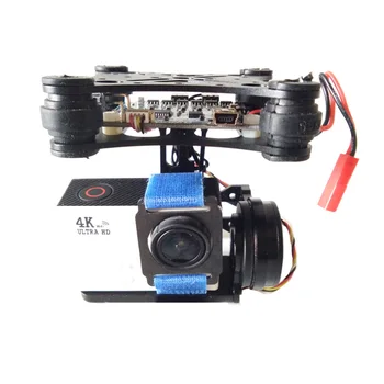 RTF 2 Axis Brushless Camera Gimbal cu 2208 Motoare BGC Controler de Bord Suport SJ4000 Gopro 3 4 Camera Pentru Rc Drone