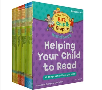 25 de cărți/set Oxford reading tree CITIT CU Biff,Chip&Kipper mână cartea Ajutând Copilul să practice engleza pentru copii carte cu poze