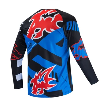 2020 DIIKE Alpin Tricouri Curse de Biciclete de Munte de Haine DH MTB Tricou Negru Lung Jersey BMX Motocross T Shirt Barbati