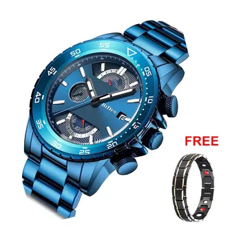Top Brand de ceasuri de Lux pentru Bărbați Ceasuri Cuarț Militare Ceasuri Barbati Ceas Cronograf de Afaceri Ceas Relogio Masculino