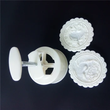 Noile Modele 250 de Grame de Tort Luna Mucegai Presa de Mana Rotunde de 10 CM Mooncake Timbru Tort Piston Instrumente de Bucătărie Bakeware Produse