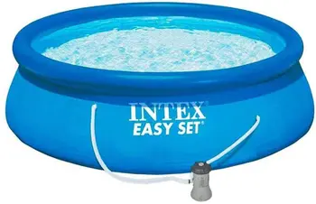 INTEX Gonflabile pentru apa piscina gonflabila Easy Set 305x76cm 3853l piscină de Vară
