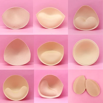6pcs 3pair Sexy Femei sutiene Introduce Padding Detașabil Sutien Breast Enhancer sopnge Push-Up Cupe pentru Costume de baie Bikini