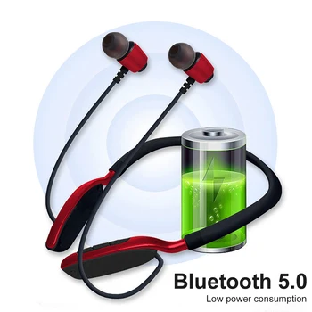 Sport Căști Bluetooth 5.0 Sweatproof de Susținere Căști fără Fir 20H Redare Cască pentru iPhone, Samsung, Xiaomi