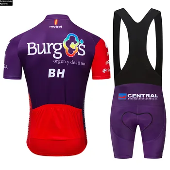 2020 ECHIPA Burg PRO Cycling Jersey 20D Pad Gel de Pantaloni Costum de MTB Ropa Ciclismo Mens Vara cu Bicicleta Maillot Culotte Îmbrăcăminte