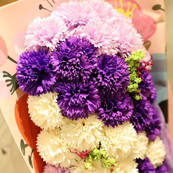 50PCS/cutie Garoafa Săpun Flori Artificiale Flori Săpun de Baie Garoafa Capete pentru Ziua Mamei Profesorului Cadou DIY Exploatație Flori