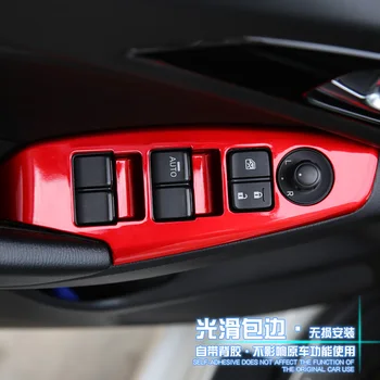 Roșu ABS plin mașină de decoratiuni interioare paiete pentru Kia Mazda 3 Axela 2016 Auto-styling