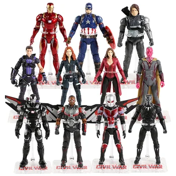 Avengers Infinity War Cifre Thanos Iron Man, Căpitanul America, Spiderman, Hulk, Hawkeye Wisler Acțiune figurine de Jucărie