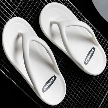 Bărbați și Femei Papuci de Vară Cuplu Fund Gros Clip Picioarele Rece Non-alunecare EVA Home Moda Flip-flops Pantofi de Femeie