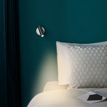 ZEROUNO Perete Lampă de Lectură Montat Patul de Perete LED Lumina de interior Hotel, Cameră de pat cameră Bordura carte de citit cu Lumina comutator