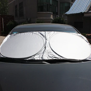 150 X 70cm Auto Parasolar parasolar Fața Ferestrei din Spate, Film Parbriz Parasolar Capac UV Proteja Reflector Auto-styling de Înaltă Calitate