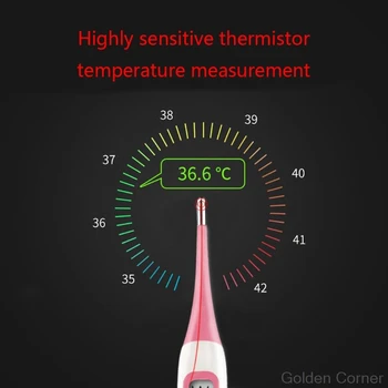Femei Femei Ovulația Termometru Digital LCD Bazale Măsurarea Temperaturii Măsurarea Au10 20 Dropship