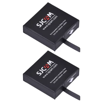 2 buc Original SJCAM SJ8 Baterie 1200mAh Baterie Reîncărcabilă Li-ion + LED 3Slots Incarcator USB pentru SJCAM SJ8 de Acțiune aparat de Fotografiat