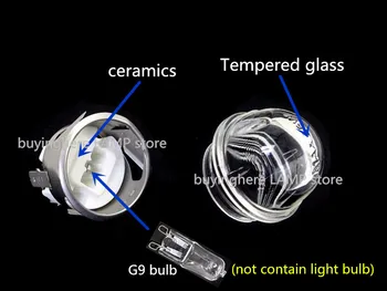 G9 cuptor titularul lampă G9 temperatură înaltă titularul lampă 500 de grade g9 temperatură înaltă lampa de bază peste lampă de bază pentru g9