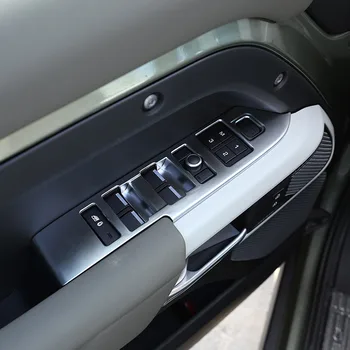 Pentru Land Rover Defender 110 2020 styling Auto plastic ABS geamurilor Butoane de Comutare Acoperire Cadru Trim autocolante Accesorii Auto