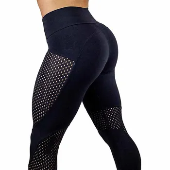 Noua Sexy Femei Exercitarea ochiurilor de Plasă Respirabil Jambiere Gotic spandex Legging 2019 Sportwear Fitness Jambiere