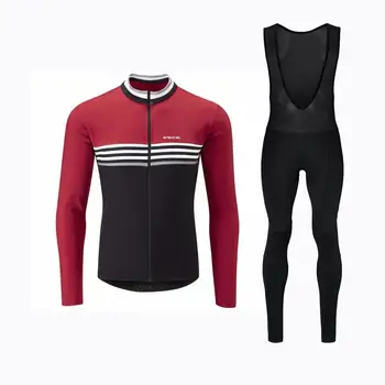 2019 SPEXCEL noi de Iarna Thermal Fleece Ciclism Jersey Cald Pro Mtb Maneca Lunga Barbati Bike set jersey și lână salopete colanti
