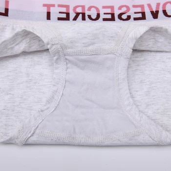 3pcs Moda Femei Chilotei fără Sudură Boxeri Scrisoare de Lenjerie de corp Lenjerie Sexy Sport de Bumbac Moale Pantaloni Respirația Chiloți Intimii #F