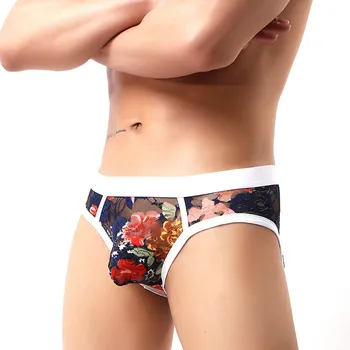 Dimensiunea europeană Mens ochiurilor de Plasă Boxeri Lenjerie Gay Sexy Lenjerie de Dantelă Boxeri Sexy Perspectivă Chiloți pentru Bărbați Chiloți Hombre Cueca