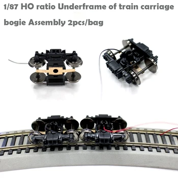 1/87 HO raport Cadru de boghiu vagon de tren de Asamblare Remontarea pieselor de tren model de jucărie conexiune Electrică