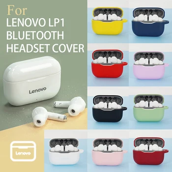 Noul Silicon Casti Caz husa de Protectie Pentru Lenovo LP1 TWS Căști fără Fir Cu Carabină Moda în condiții de Siguranță pentru a Preveni Zgârieturi
