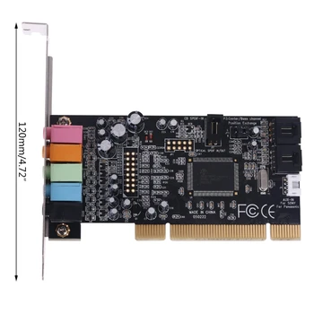 Clasic PCI placa de Sunet 5.1 CH CMI8738 Chipset-ul Audio Digital Desktop Pci Express Carduri 5.1 Canale TXC097