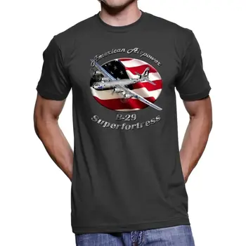 2019 Noua Scrisoare de Imprimare B-29 Super Fortăreața sol aviația Americană Men ' S Dark T-Shirtdesign T-Shirt