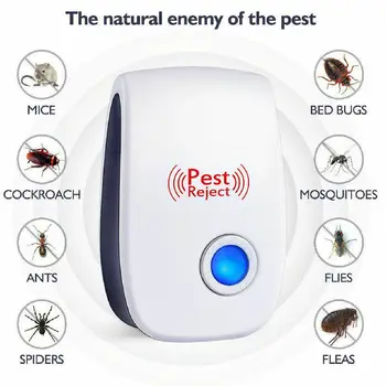 Respinge Criminal Electric cu Ultrasunete Pest Repeller Anti Tantari Rozătoare de Control Bug Gândac împotriva Insectelor UE/SUA/marea BRITANIE Plug
