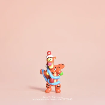 Disney Winnie the Pooh Tigger 4cm Acțiune Figura Postura Anime Decor Colecție de Figurine model de Jucărie pentru copii baiat cadou