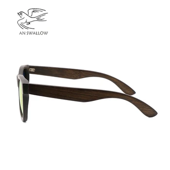 Pur manual de bambus și lemn ochelari de soare polarizat de protecție pentru bărbați ochelari de soare fierbinte la nivel mondial de simplu ochelari de soare femei