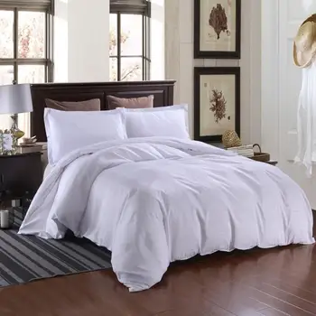 Home textile de culoare solidă cu dungi lenjerii de pat alb-negru set de lenjerie de pat duvet cover set de husă de Pilotă de înaltă calitate, regina king size