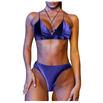Femei Bikini 2020 mujer Print Set costum de Baie din Trei Piese, Sutien Plin de Costume de baie pe Plajă Bikini Împinge în Sus căptușit купальник