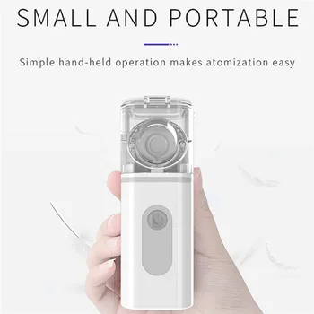 Mini Handheld portabil autoclean Inhalat Nebulizator Plasă de atomizor tăcut inhalator de inhalat prin nebulizator inhalator pentru copii nebulizador portatil