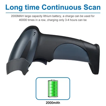 Netum Portabil Scanner de coduri de Bare Wireless Portabile 1D CCD Cititor de Cod de Bare Pentru Plata Mobile Scanner Supermarket POS și Inventar