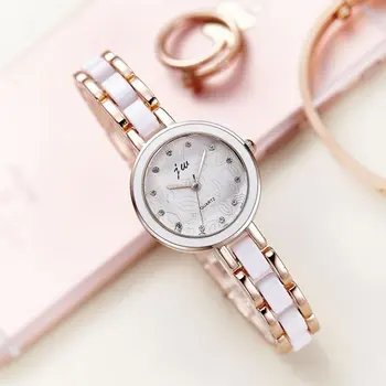 2019 Nou Brand JW Bratara Ceasuri Femei de Lux Cristal Rochie Ceasuri de mana Ceas de Moda pentru Femei Casual Cuarț Ceas reloj mujer