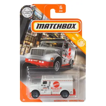 2020 Matchbox Masini INTERNAȚIONALE CAMION BLINDAT 1/64 din Metal turnat sub presiune, Colecția Aliaj Model Auto Jucării
