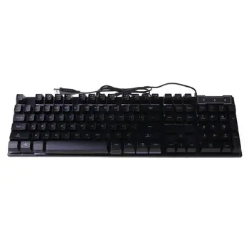 USB Wired Gaming Keyboard 104 Cheie Mecanică Sentiment Gamer Tastatura pentru Computer M17F