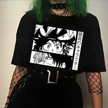 Eroul Meu Mediul Academic Tipărite Tricou Cu Mânecă Scurtă Femei T Shirt Anime Boku No Hero Academia Tricou Harajuku