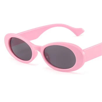 LongKeeper 2021 Vintage Oval ochelari de Soare Femei Barbati Brand Designer Trend Mic Cadru Ochelari de Soare Doamnelor Hip-hop UV400 Ochelari