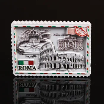 Roma Peisaj Magnet De Frigider Călătorie În Italia De Suveniruri Colosseum Magnetic Frigider Decor Rășină Magnet De Frigider De Colecție