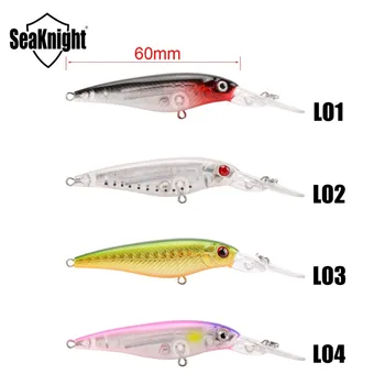 SeaKnight Brand SK031 Serie de Pește Pescuit Nada 1buc 5.9 g 60mm Adâncime 0-1.2 m Artificiale Clătina Swimbait de Pescuit Momeli Greu