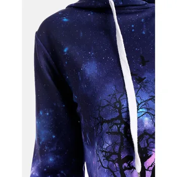 Space Galaxy Lup Hanorace Hanorac Bărbați Femei 2020 Noua Moda de Primavara Toamna Pulovere Jachete Sudoare Homme 3D Trening