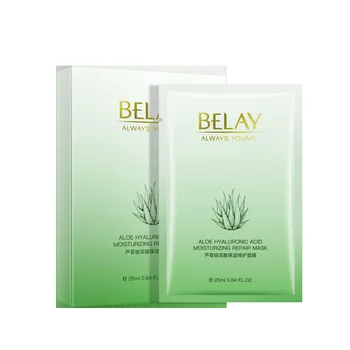 10 Bucăți de Aloe, Acid Hialuronic Hidratant Reparații Masca Hidratanta de Reparare Anti-Imbatranire Ulei-control de Albire